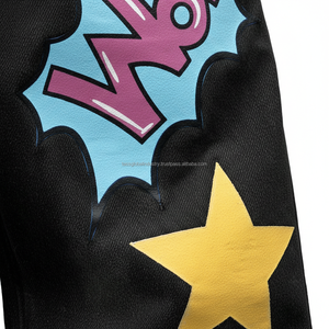 Nouveauté, pantalon en jean noir baggy Y2K pour hommes et femmes, style punk, imprimé graphique, streetwear, jeans hip hop - Product Image 6