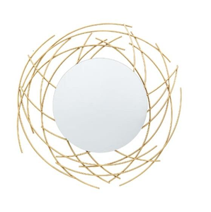 Espejo Redondo de Ratán de Alta Calidad para Colgar en la Pared, Decoración de Sala de Estar y Baño, Impresión de Logotipo Personalizado, Venta al por Mayor, Único - Product Image 5