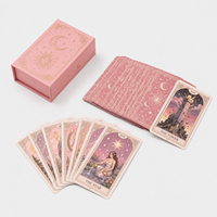 Fabricant OEM, impression personnalisée, vente en gros, œuvres d'art peintes à la main, ensemble complet, jeu de cartes de tarot personnalisées, boîte de jeu personnalisée