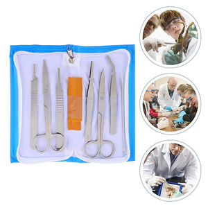Kit de dissección de acero inoxidable, muestra biológica de anatomía, enseñanza de la biología, médico, estudiantes, Kit de laboratorio de dissección, 7 Uds. - Product Image 2