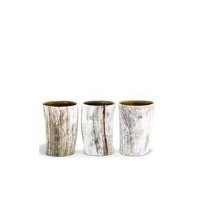 Verre en corne avec usage fait à la main articles de fête bière utiliser du verre en corne et du meilleur verre poli et taille personnalisée - Product Image 1