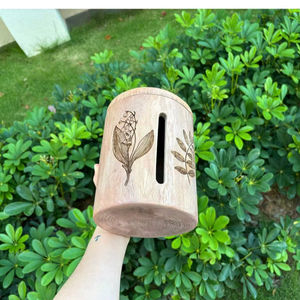 Boîte à mouchoirs en noyer de luxe | Porte-papier en bois pour salle de bain et salon | Mallette de rangement de bureau moderne | Organisateur de décoration intérieure - Product Image 3