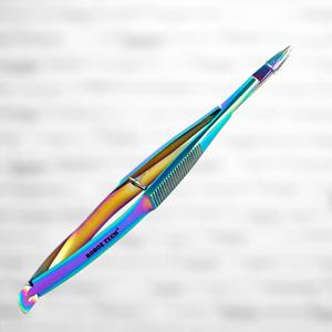 Tijeras Profesionales para Cutículas de 12 cm, Instrumento Quirúrgico, Cortador de Cejas con Resorte de Compresión para Cortar - Product Image 2