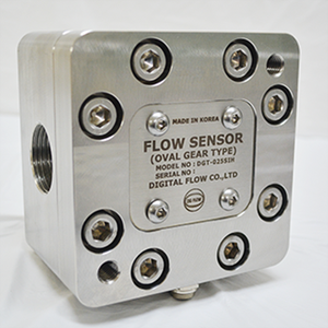 เครื่องวัดอัตราการไหลของเกียร์ DGT-025SIH/ทรงรีทำจากสแตนเลสสตีลแบบเกลียวในตัวอุปกรณ์ของเหลวทุกชนิดสามารถปรับแต่งได้ตามต้องการ - Product Image 3