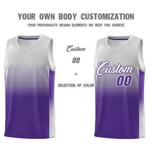 Ensemble de maillot et short de basketball à dégradé personnalisé, sublimé, à séchage rapide, en mesh, vêtements d'équipe, vente en gros OEM, vêtements de basketball - Product Image 4