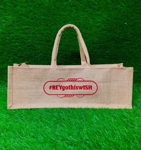 Bolsos de yute de algodón de estilo liso de la mejor calidad al por mayor para mujer, accesorios de regalo de compras y viajes de playa a la moda - Product Image 1