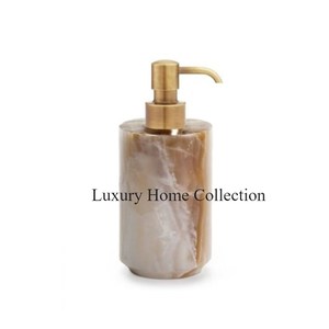 Distributeur de savon en bouteille liquide de créateur floral à texture martelée en métal argent brillant poli miroir à prix raisonnable - Product Image 6