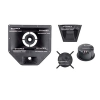 Haut-parleur à dôme de 1 pouce avec guide d'ondes, en ABS, 334*312*166mm, pour système audio Line Array extérieur