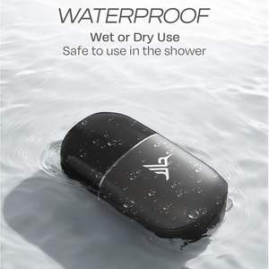 Tondeuse compacte et portable USB-C étanche pour nez et oreilles, pour hommes, avec précision pour sourcils et pattes de mousse, en plastique - Product Image 2