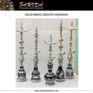 Set de Narguile Mini de Lujo Farida con Base de Vidrio, Tipo Recto de 80-90 cm, Acabado Lacado, Material de Latón de Alta Eficiencia - Product Image 5