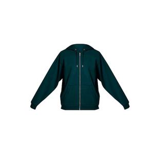 เสื้อฮู้ดแบบรูดซิปสำหรับผู้หญิงแจ็คเก็ตผ้าฟลีซแบบลำลองผ้าคอตตอนเนื้อนุ่มโลโก้ตามสั่ง - Product Image 5