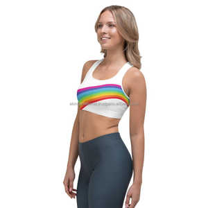 Haute qualité vêtements de sport femmes sans couture Yoga soutien-gorge dégradé couleur sport soutien-gorge en gros et personnalisé - Product Image 1