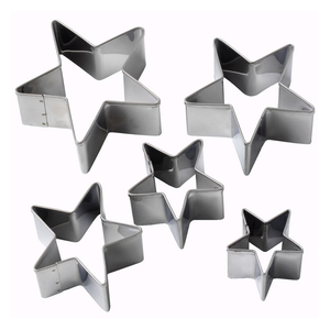 Kit de découpe de moules à biscuits de forme ronde en forme d'étoile royale Ensemble d'outils de cuisine modernes pour enfants pour la pâtisserie Utilisation amusante en métal - Product Image 6