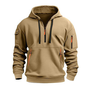 Venta al por mayor personalizado hombres ppullover hoodies + jackets fleece blanded alta calidad directo de fábrica precio hombres HOODIE - Product Image 3