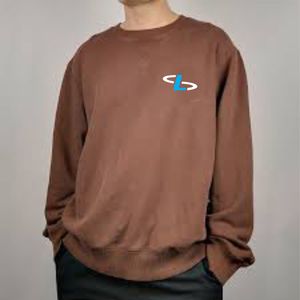 Sweat-shirt de haute qualité avec col rond 2022 dernière conception OEM sur mesure hommes coton sweat-shirt uni avec pull à manches longues - Product Image 1