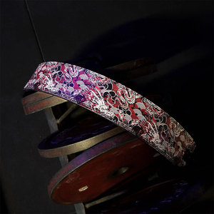 สายรัดหนังสำหรับออกกำลังกายใช้ได้ทั้งชายและหญิงวัสดุหนังวัวอะนิเมะใช้ออกกำลังกายทนทานเข็มขัดยกยิมใช้ได้ทั้งชายและหญิง - Product Image 4