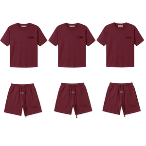 Ensembles de T-shirts Homme Personnalisés de Haute Qualité, Designer, Coton Lourd 100%, Motif Lettres Oversize, Respirant, Été - Product Image 3