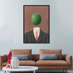 Printed Abstract Canvas Art, Elegant Reproduction Design, Modern Decor,Black <b>Framed</b> - Product Image 1