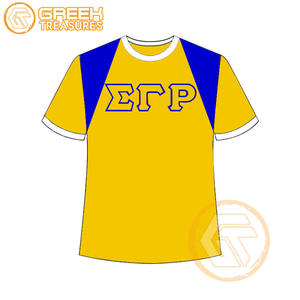 เสื้อยืด Sigma Gamma Rho สำหรับผู้หญิงเสื้อผ้าสำหรับสโมสรผ้าฝ้ายเจอร์ซีย์คุณภาพสูงระบายอากาศได้ดี - Product Image 1