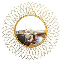 Miroir mural rond en verre moderne, tendance 2023, pour la décoration de mariage, de la maison et du salon