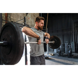 Sangles de musculation en néoprène rembourrées avec logo personnalisé pour la musculation et le fitness - Product Image 4
