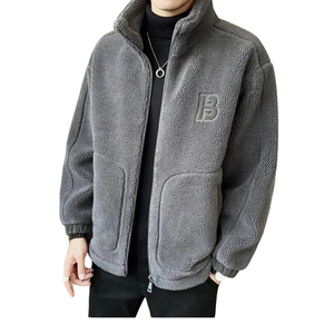 Abrigo de lana de invierno para hombre, chaqueta para hombre, Color sólido, holgada, cálida, a la moda, estilo de calle, chaqueta de lujo para hombre, ropa de lana - Product Image 6