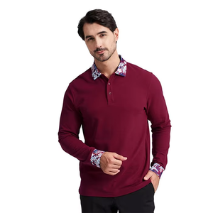Personalized Men <b>Polo</b> Shirts Factory Direct Supplier <b>Long</b> <b>Sleeve</b> Men <b>Polo</b> Shirt for Summer Casual Wear <b>Polo</b> Shirts Customized - Product Image 2