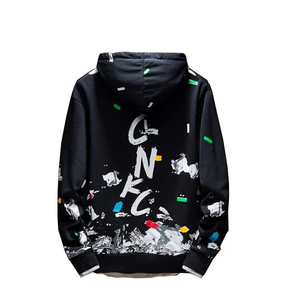 Sudadera con capucha de lana de gran tamaño para hombre, sudadera de algodón de invierno de talla grande con logotipo personalizado, stock en blanco de alta calidad - Product Image 5