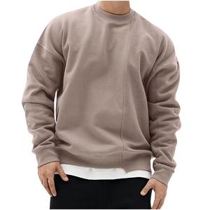 Vente en gros de sweatshirt ras du cou 100% coton pour hommes pull à manches longues sweatshirt High Street toutes saisons porter - Product Image 2
