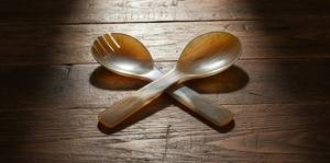 Juego de Cubiertos de Cocina de Alta Calidad con Mangos Largos de Madera, Diseño Moderno, Desechable para Fiestas, Precio de Fábrica - Product Image 5