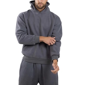 Alta calidad Heavyweight 500 Gsm Sudadera con capucha Venta al por mayor Trajes de sudor Unisex 100% de algodón y pantalones de chándal Sudadera con capucha Conjunto Hombres - Product Image 1