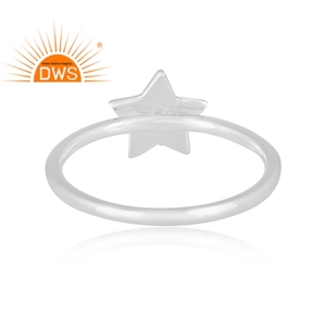 Diseño de Estrella de Plata de Ley fina superventas, joyería personalizada apilable para mujer, regalo para ella - Product Image 4