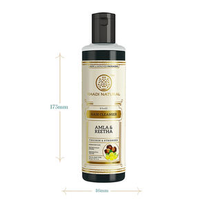 Khadi Natural Herbal Amla & Reetha Limpiador Capilar 210 ml - Product Image 5