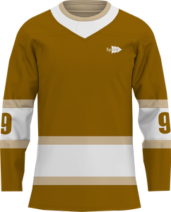 Venta al por Mayor OEM: Camiseta de Hockey sobre Hielo Clásica para Adultos, Estilo USA Internacional, Personalizable, Transpirable, 100% Poliéster, Secado Rápido - Product Image 5
