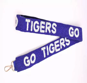 Sangles de sac à main en perles de rocaille à broderie de longueur personnalisée pour la mariée et la collection de ceintures perlées collégiales - Product Image 4