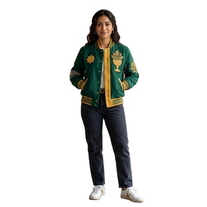 Chaqueta de cuero OEM para hombre, estilo streetwear, con parche personalizado, oversize, de moda, con lavado ácido, de lona, estilo trabajo Detroit, cruzada, acolchada tipo barn. - Product Image 3