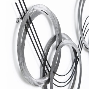 Trendy Luxury Metal Wall Art <b>Panel</b> Modern Handmade Abstract Design for Living Room Bedroom Interior - Product Image 2