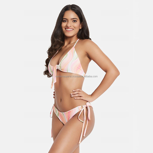 Nardon Apparel 2025 Nouvelle Annonce Maillot de bain Bikini Ensemble Vente en gros Personnalisé Couleur Solide - Product Image 4