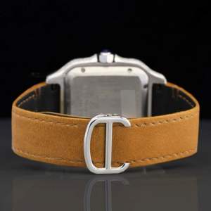 Reloj de Lujo con Diamantes de Imitación Moissanite VVS, Esfera Analógica de Acero Inoxidable Color Amarillo Mostaza, Estilo Hip Hop, Regalo Empresarial para Él - Product Image 2