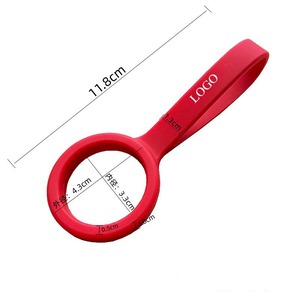 Correa de Silicona Personalizada de Fábrica OEM para Botellas de <span class=keywords><strong>Agua</strong></span>, Reutilizable, Ecológica, Colorida, con Logotipo Personalizado, para Exteriores - Product Image 3