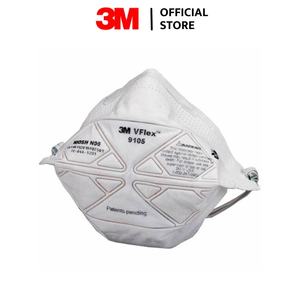 Masques respiratoires 3M 9105 VFlex offrant une filtration haute efficacité contre les poussières ultrafines - Product Image 2