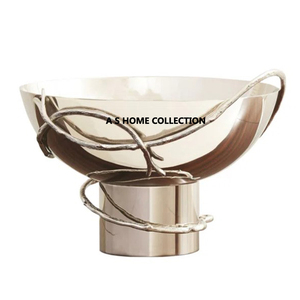 Poire Forme Design Bol Brillant En Aluminium Poli Métal Pour La Maison Hôtel Restaurant Cuisine Décor Fantaisie Bol - Product Image 2