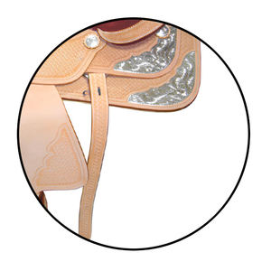 Ensemble de selle en cuir véritable de style occidental fait à la main - Product Image 6