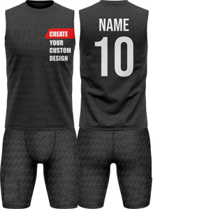 Custom Sublimated Men's Soccer Jersey Set Sleeveless Fitted Moisture Wicking Polyester Uniform Adult All Seasons - Product Image 6