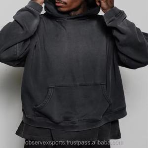 Sweat-shirt surdimensionné de qualité supérieure, service OEM, conception ODM, tissu de qualité supérieure, molleton de coton 450 GSM, dernier design - Product Image 1