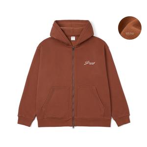 SIMWOW เสื้อกันหนาวมีซิปเต็มตัวสำหรับผู้ชาย, เสื้อวอร์มสไตล์สปอร์ตเนื้อผ้าวาฟเฟิลให้ความอบอุ่นเหมาะสำหรับฤดูใบไม้ผลิฤดูหนาว2024 - Product Image 2