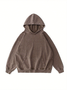 Sudadera con Capucha de Invierno para Hombre, Personalizada, Gruesa, Lavada al Ácido, con Estampado Digital de Moda para Hombre y Mujer - Product Image 2