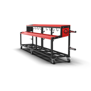 QLI QDR144 Disc and Dumbbell <b>Weight</b> Rack Professional Gym <b>Storage</b> Solution Steel Frame Multi Tier Rack for Accessories - Product Image 3