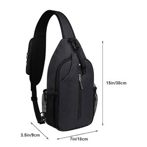 Nouveau sac bandoulière multi-poches élégant, arrivée récente, qualité supérieure, sangle solide, couleur unie, sac bandoulière de qualité supérieure - Product Image 5