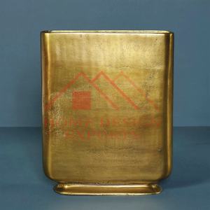 Decoración de la boda de fundición de aluminio sólido macetas florero superventas de latón de metal antiguo de Mesa de la sala de estar florero - Product Image 3